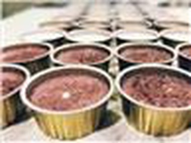 Recipiente de alumínio de parede lisa laqueada para embalagem de alimentos